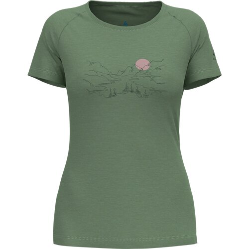 DAMEN SHIRT T-SHIRT CREW NECK S/S ASCENT P