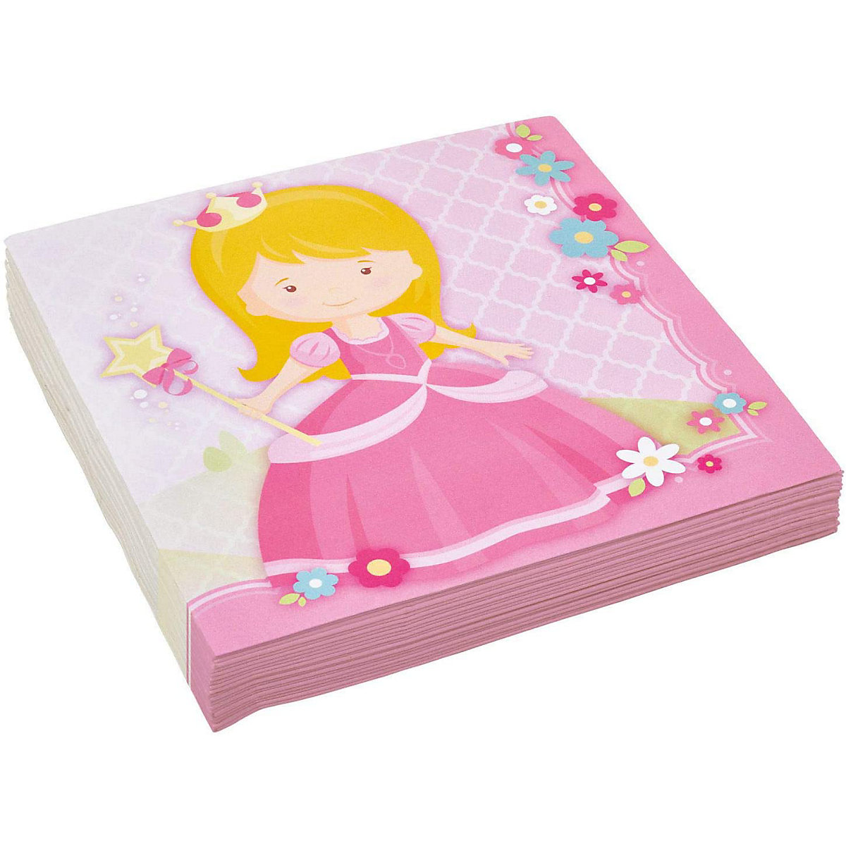 Kinderparty-Set Prinzessin - großes Kindergeburtstags-Set I (79-teilig)
