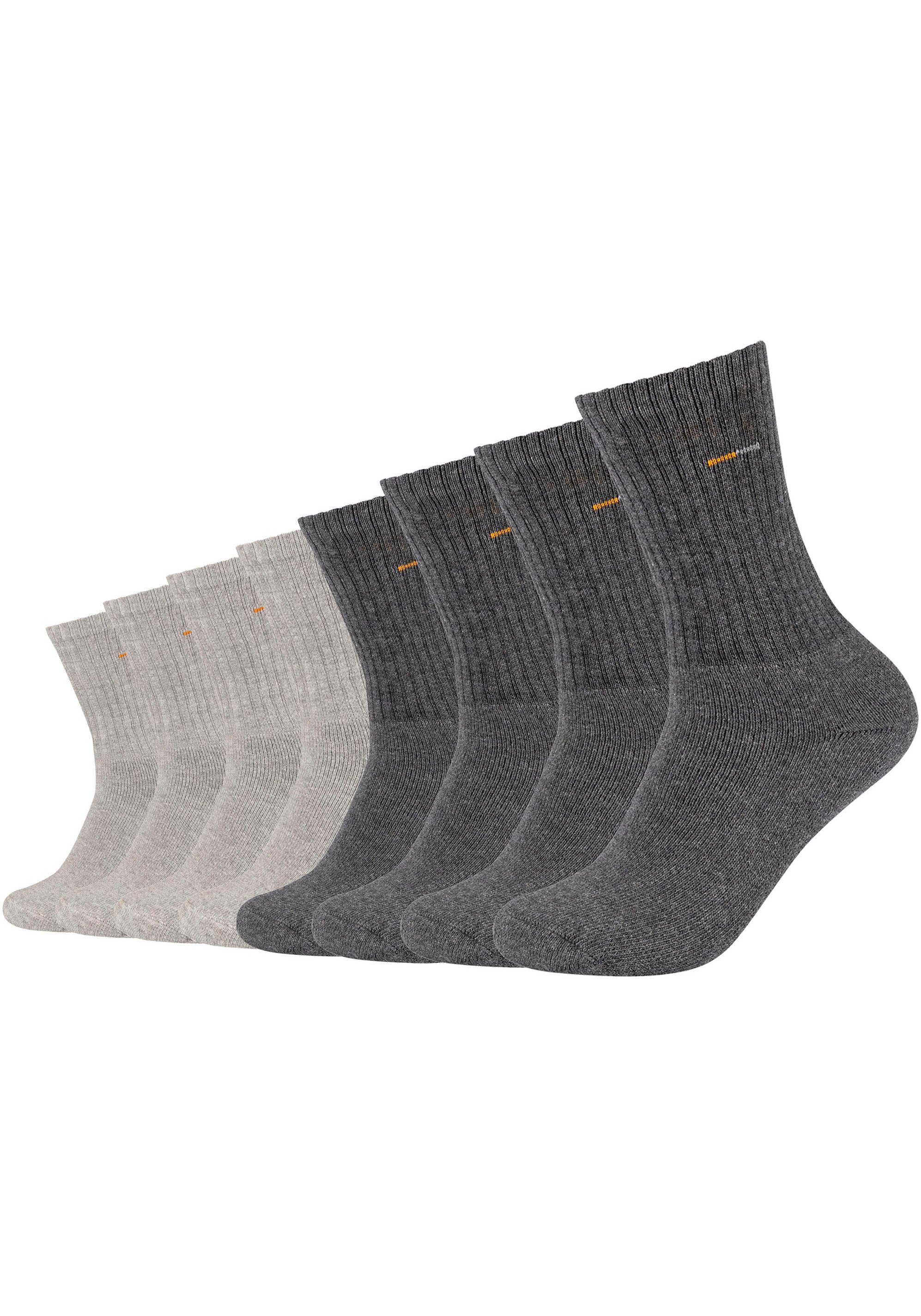 Camano Sportsocken (Packung, 8-Paar) Verstärkter Sohlenbereich