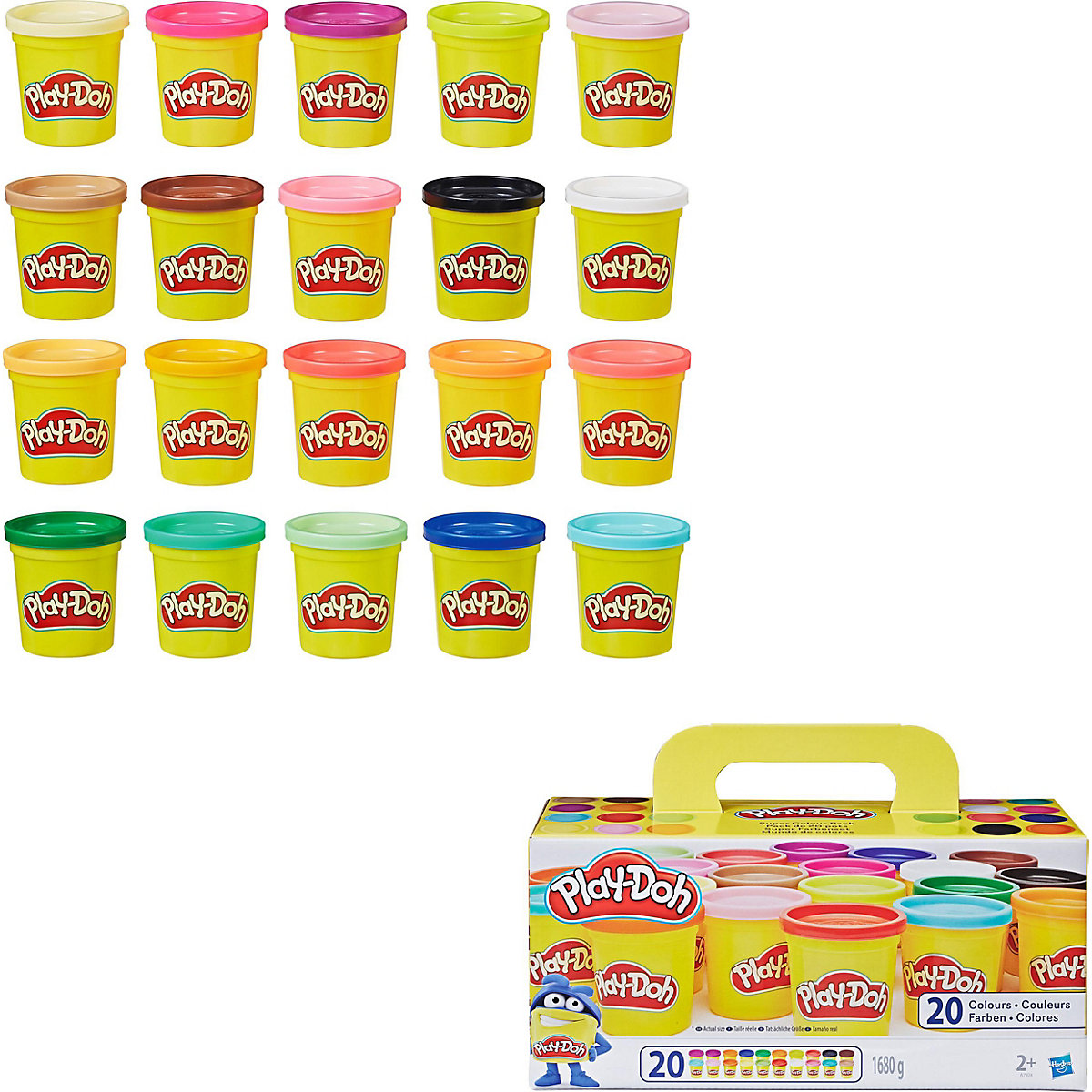 Play-Doh Super Farbenset (20er Pack)