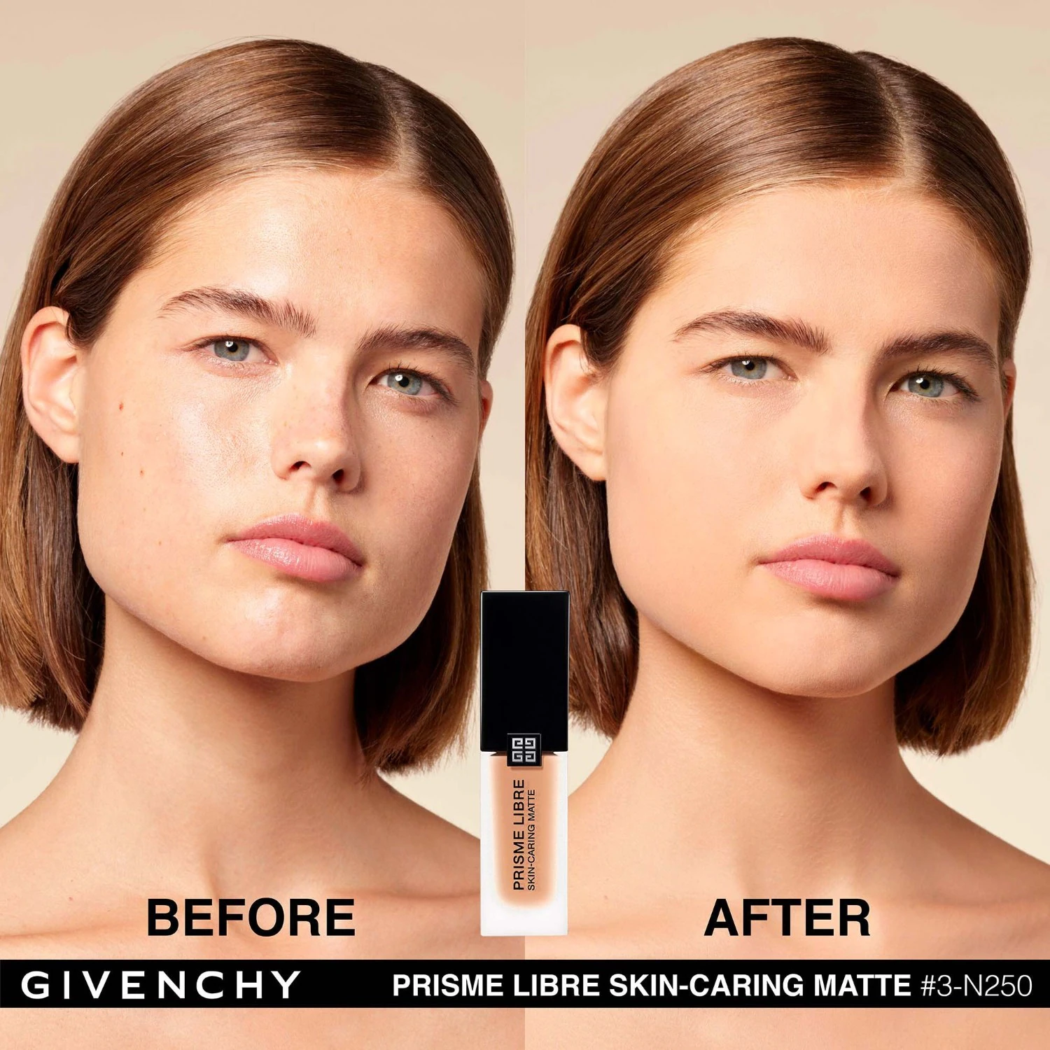 „Givenchy“ odą puoselėjantis matinis makiažas