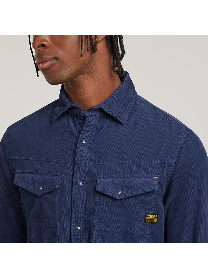 G-Star Hemd - Slim fit - in Dunkelblau günstig kaufen