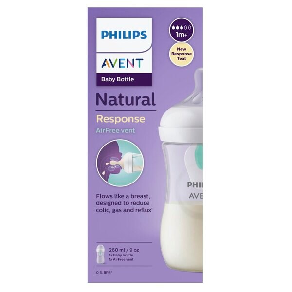 Philips Avent Natural Airfree SCY673/01 1 M-es cumisüveg, 260 ml