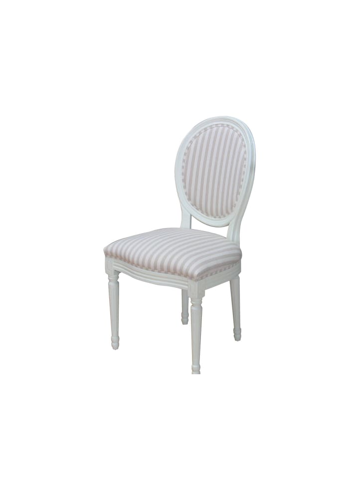 ebuy24 Essgruppe Amaretta (7-teilig) Weiß/Beige 180 x 100 cm günstig kaufen onesize