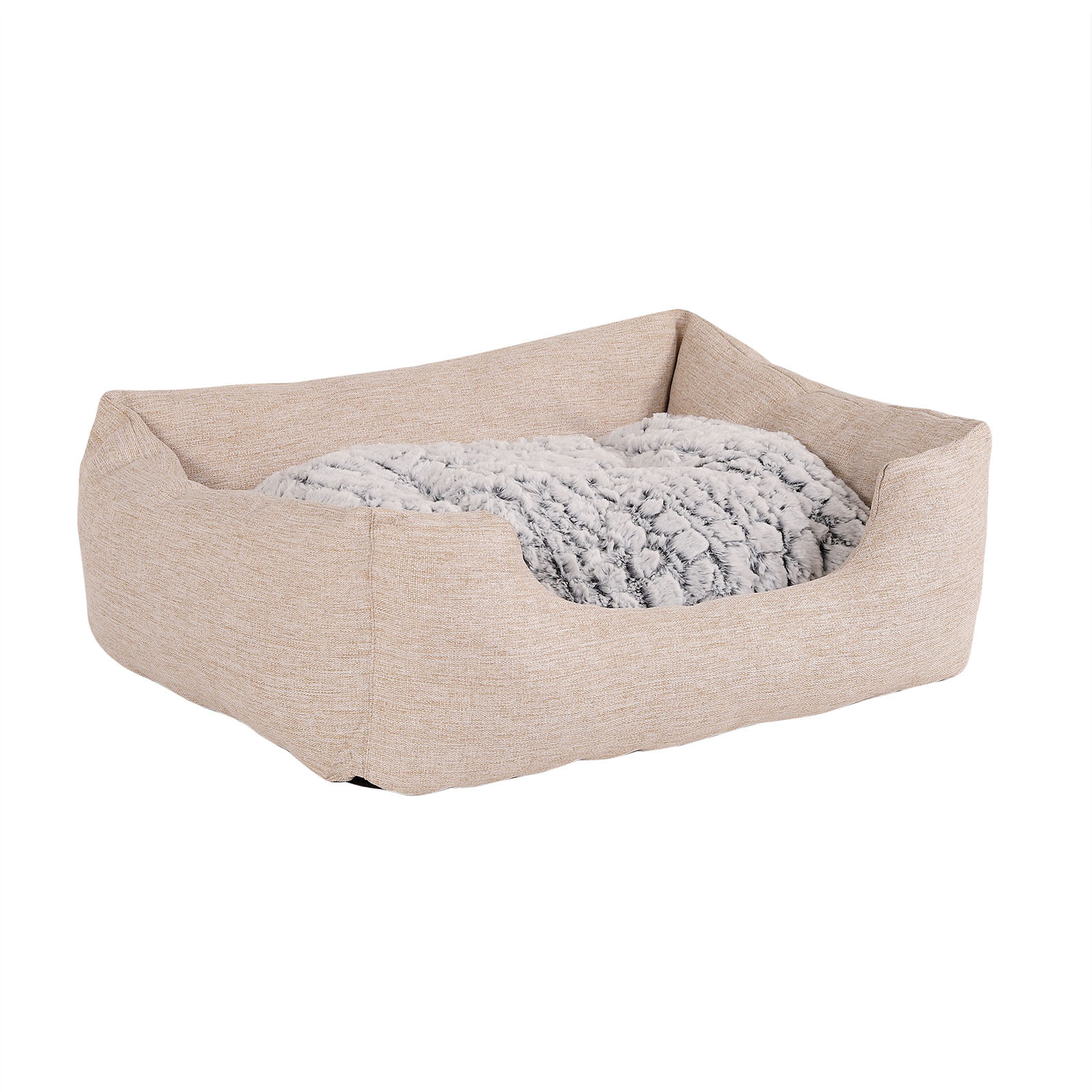Lionto Hundebetten Lionto Hundebett mit Wendekissen meliert S