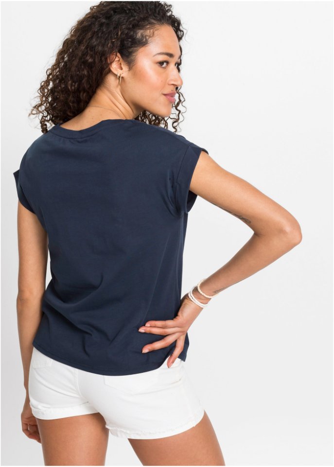 T-Shirt mit floralem Print