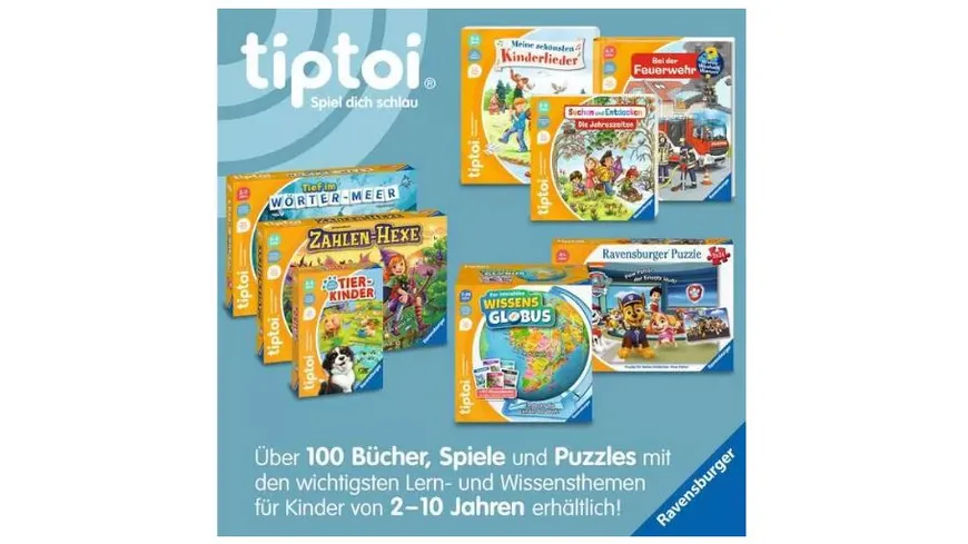 Ravensburger tiptoi - Sicher durch den Straßenverkehr - Lernspiel ab 5 Jahren