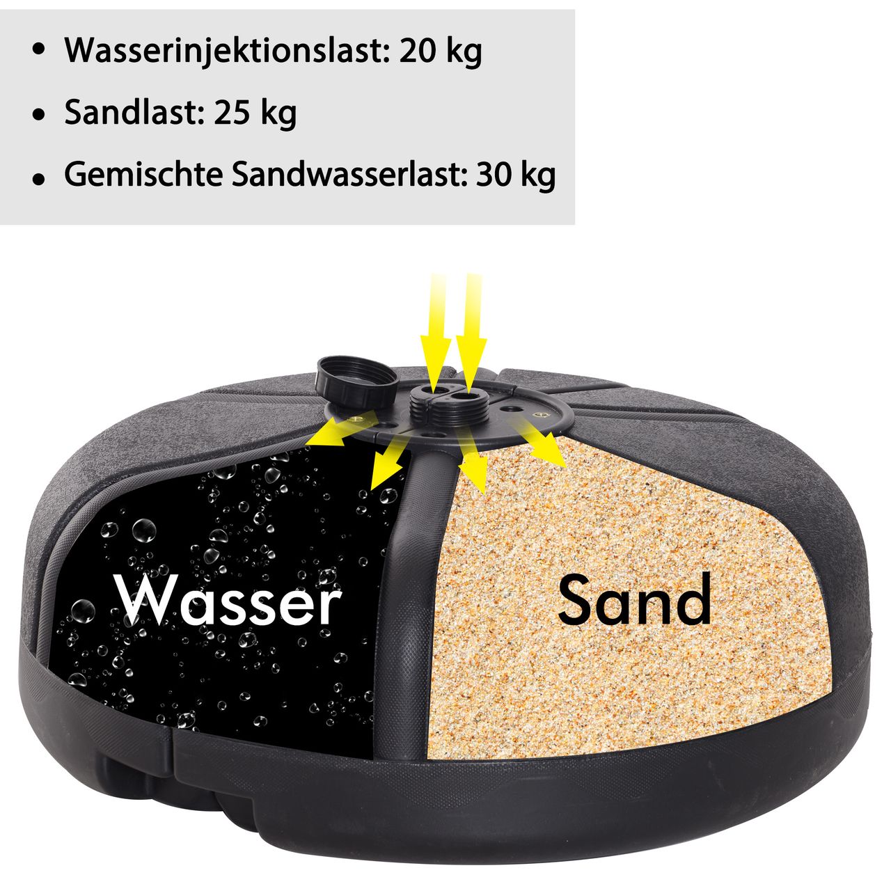 HOMCOM Standboxsack Boxpuppe Boxdummy Schwarz B70 x T70 x H176 cm