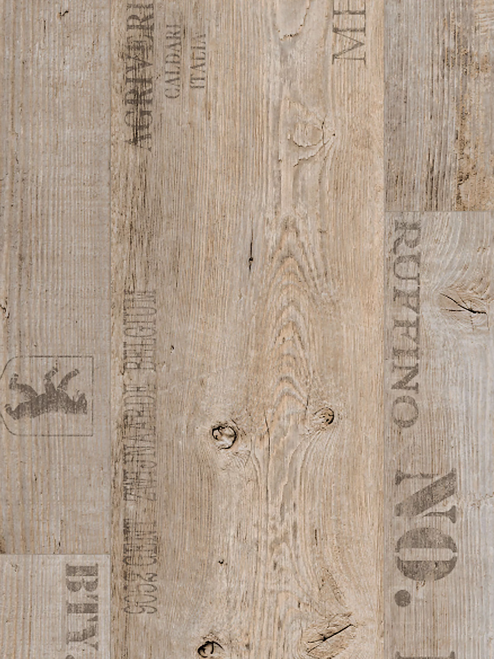 Vinechest Vinyl-Rollenware, Eiche Grau