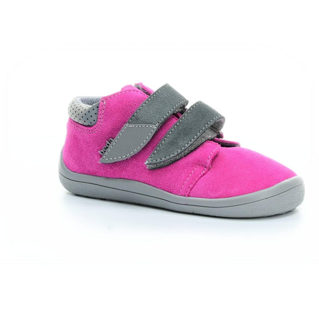 Beda Rebecca mit Membran (BF 0001/W/M) dunkelrosa Barfuß-Stiefeletten