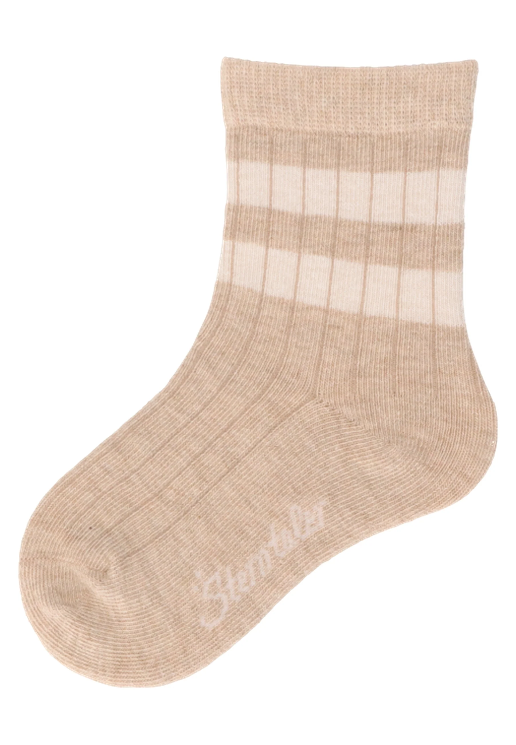 Socken im 3er Pack mit Rippenoptik in versch. Farben