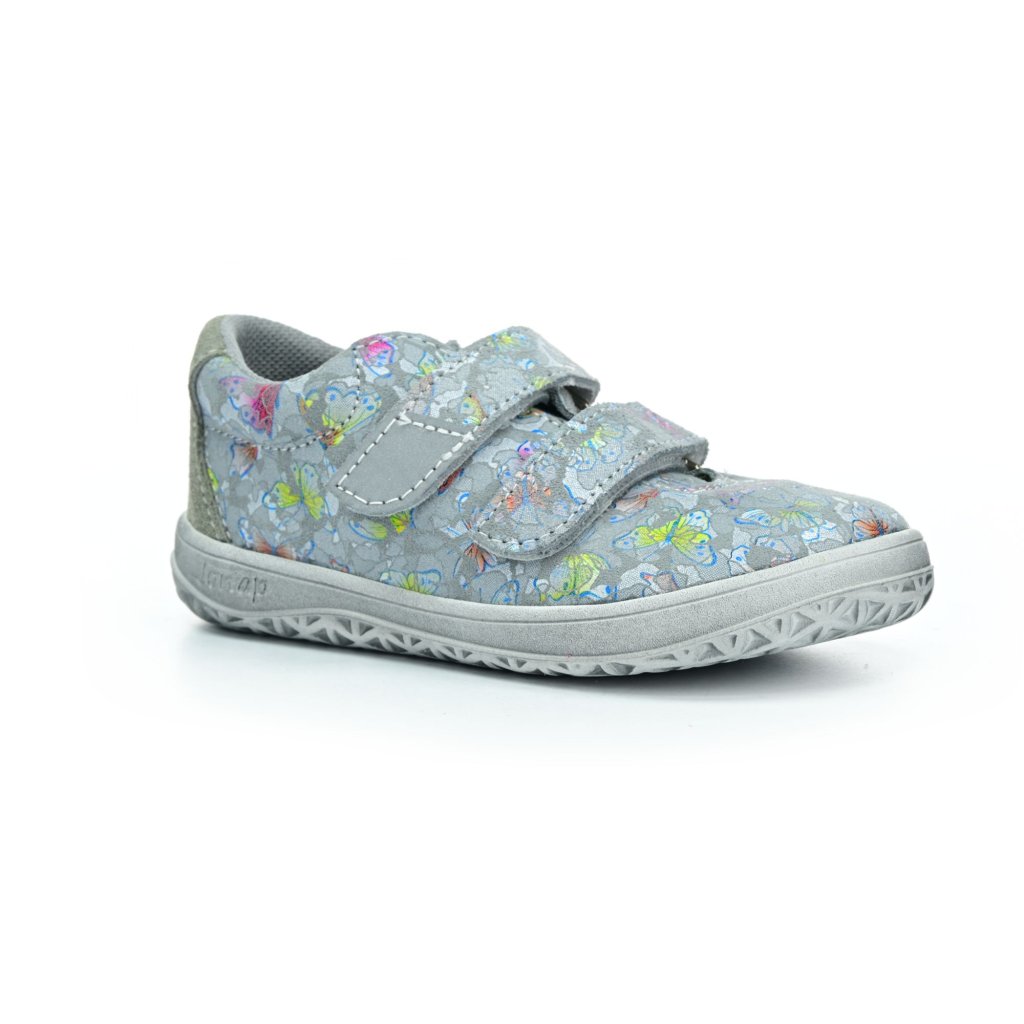 Jonap B11 SV Grau Schmetterlinge Barfußschuhe
