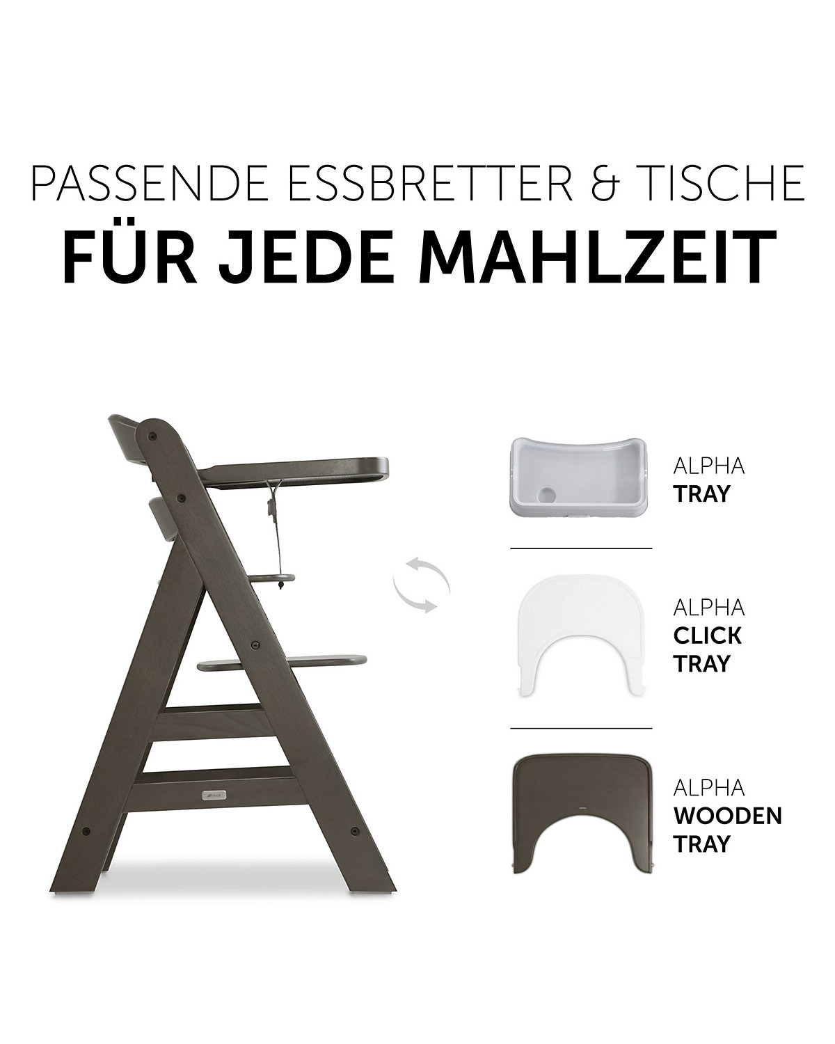 Hochstuhl Alpha+ Select, Charcoal