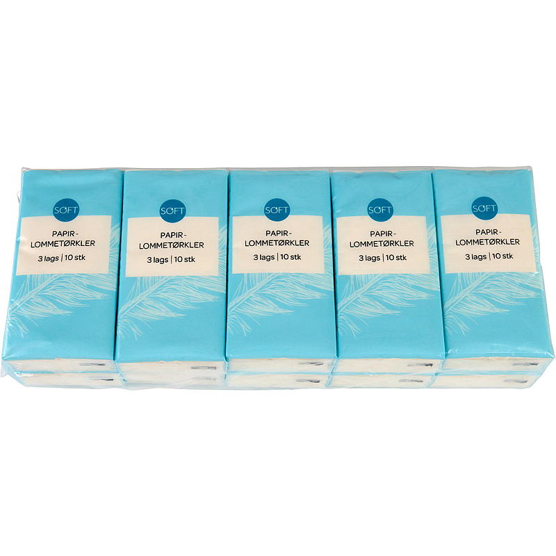 Soft Lommetørkle 10-pk soft