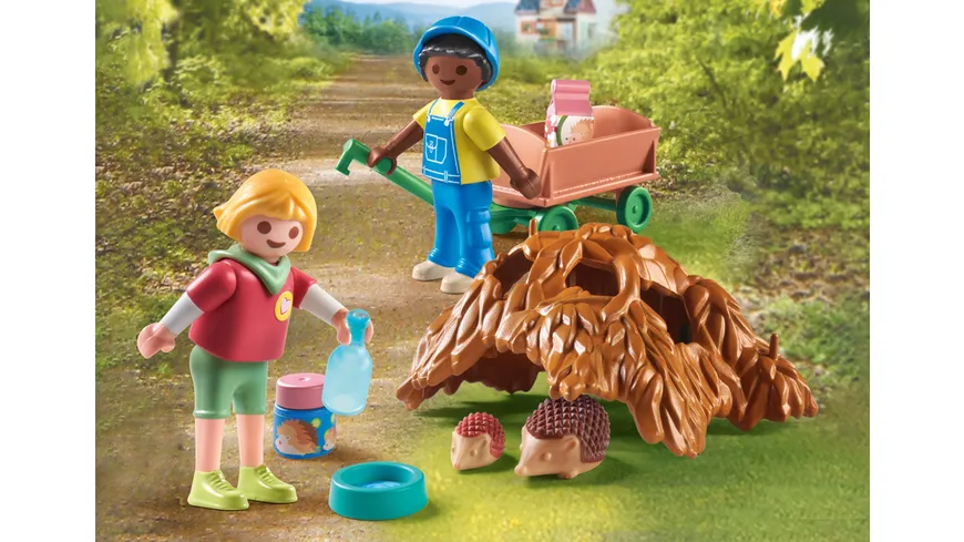 PLAYMOBIL 71512 - my Life - Pflege der Igelfamilie