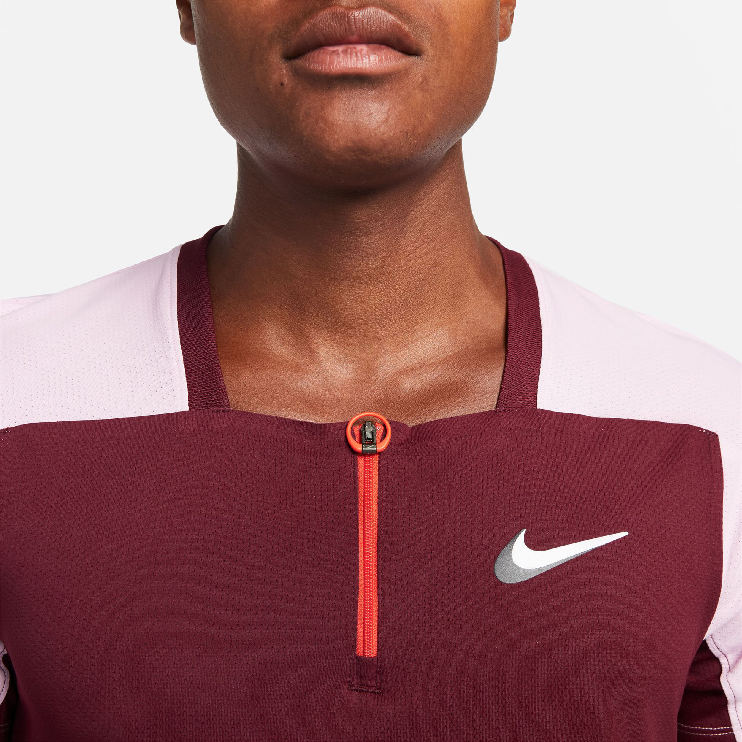 Dri-Fit Advantage Slam Ultimate Polo Herren - Dunkelrot, Flieder