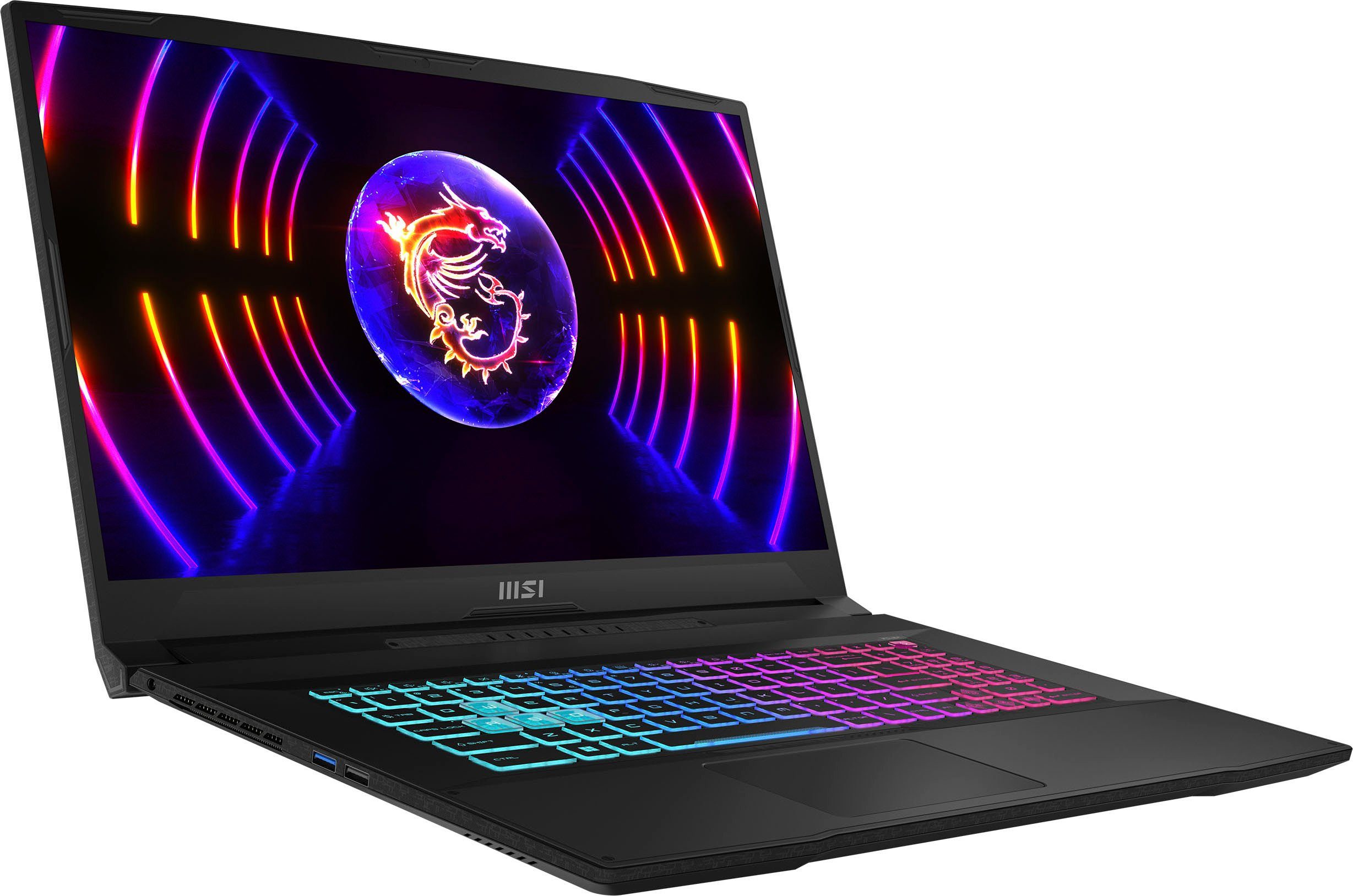 MSI Katana 17 B12VGK-405 Gaming-Notebook (43,9 cm/17,3 Zoll, Intel Core i7 12650H, GeForce RTX 4070, 1000 GB SSD)