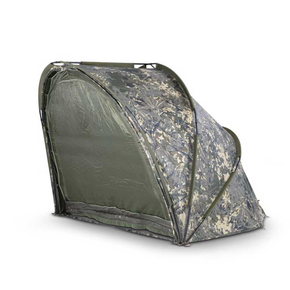 Nash Bank Life Gazebo Base Camp Camo Pro sovekapsel Ekstra rom