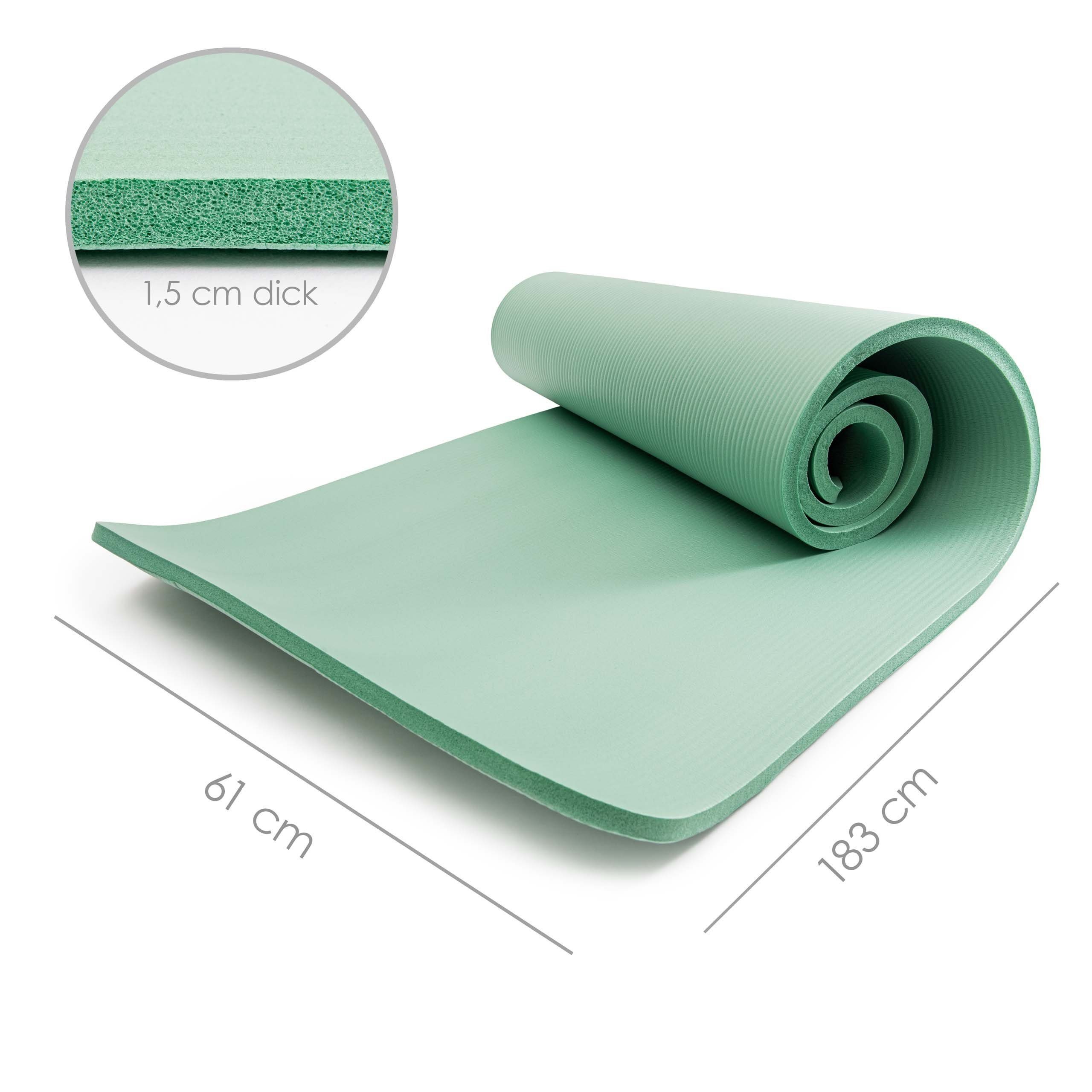 #DoYourSports Yogamatte (1-St), rutschfeste dicke Gymnastikmatte Fitnessmatte Sport Trainings Matte