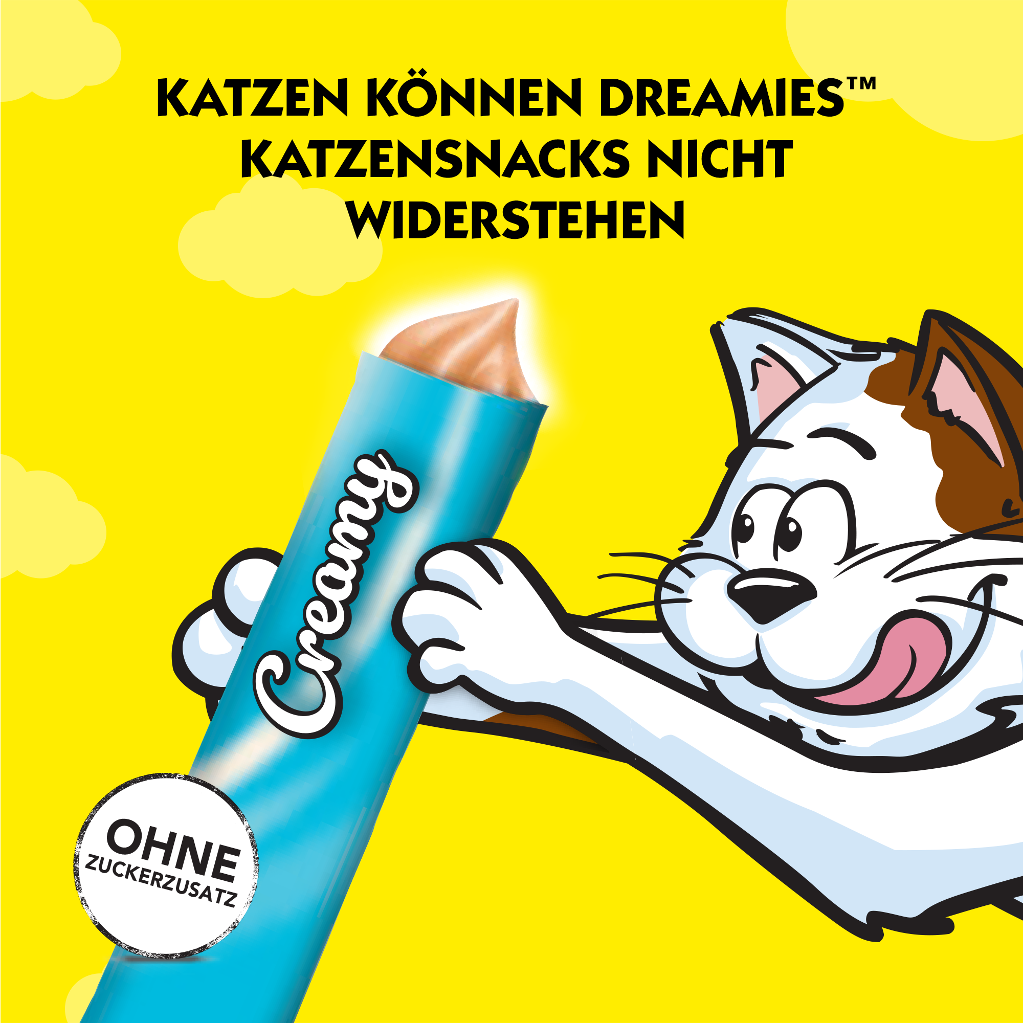 Dreamies Snacks Dreamies Creamy Snack 4x10g Lachs