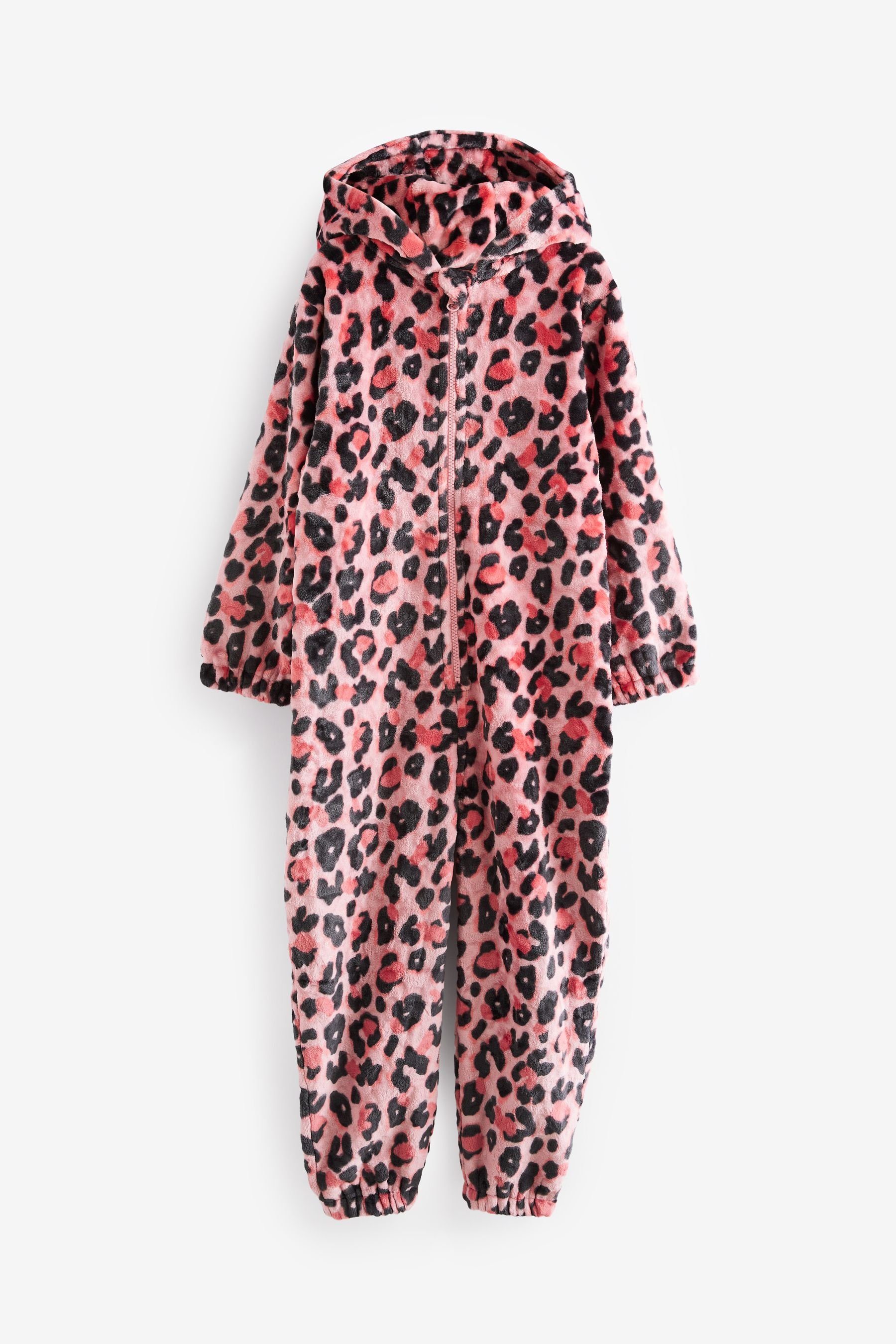 Next Fleeceoverall Fleeceoverall mit Animalprint (1-tlg)