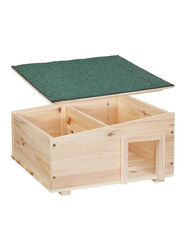 relaxdays Igelhaus in Natur - (B)40 x (H)21,5 x (T)40 cm günstig kaufen onesize