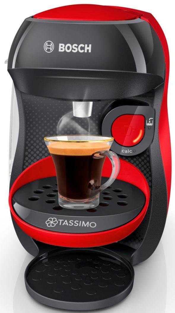 TASSIMO Kapselmaschine HAPPY TAS1003, 1400 W, vollautomatisch, geeignet für alle Tassen, platzsparend