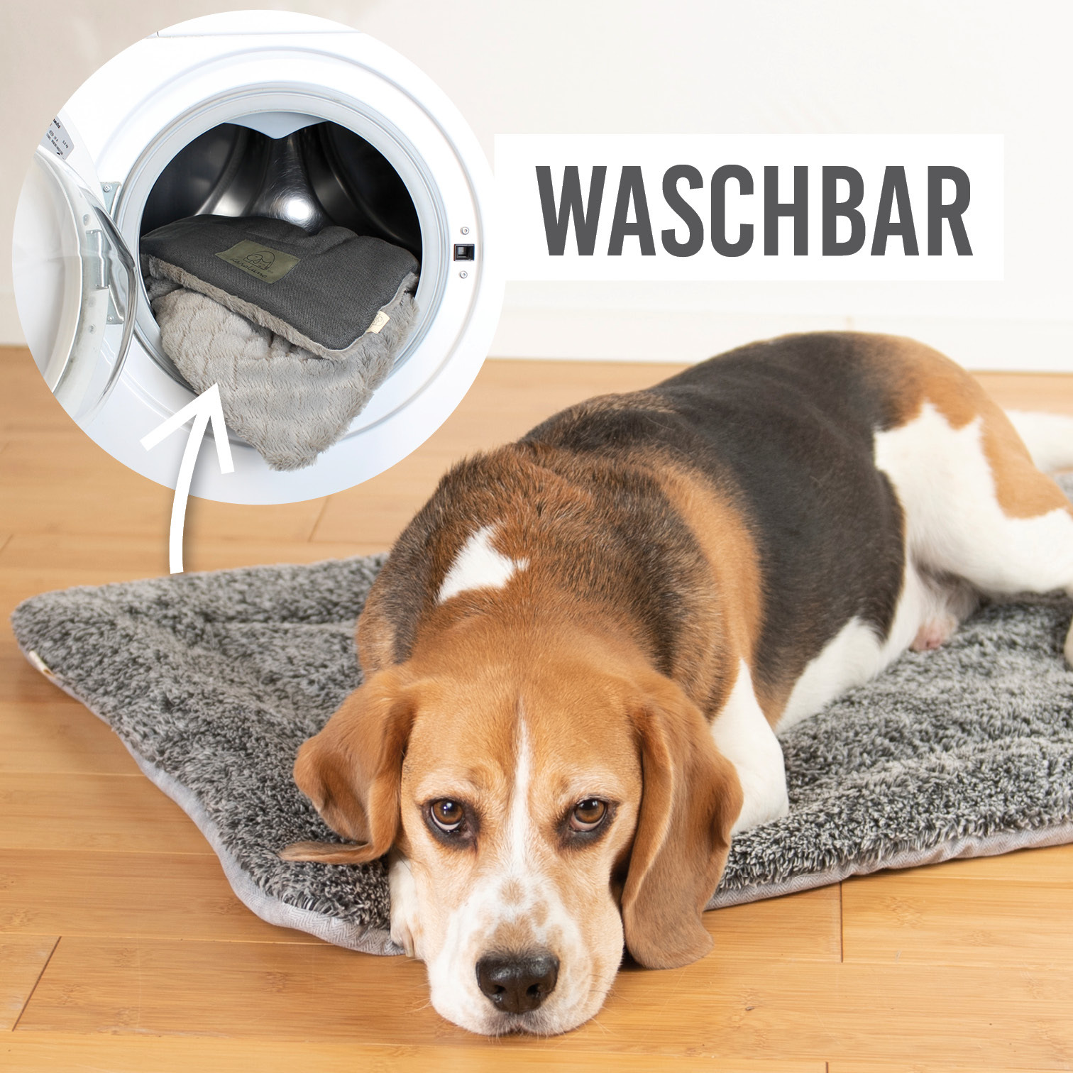 KaraLuna Hundematten KaraLuna Liegematte grau M