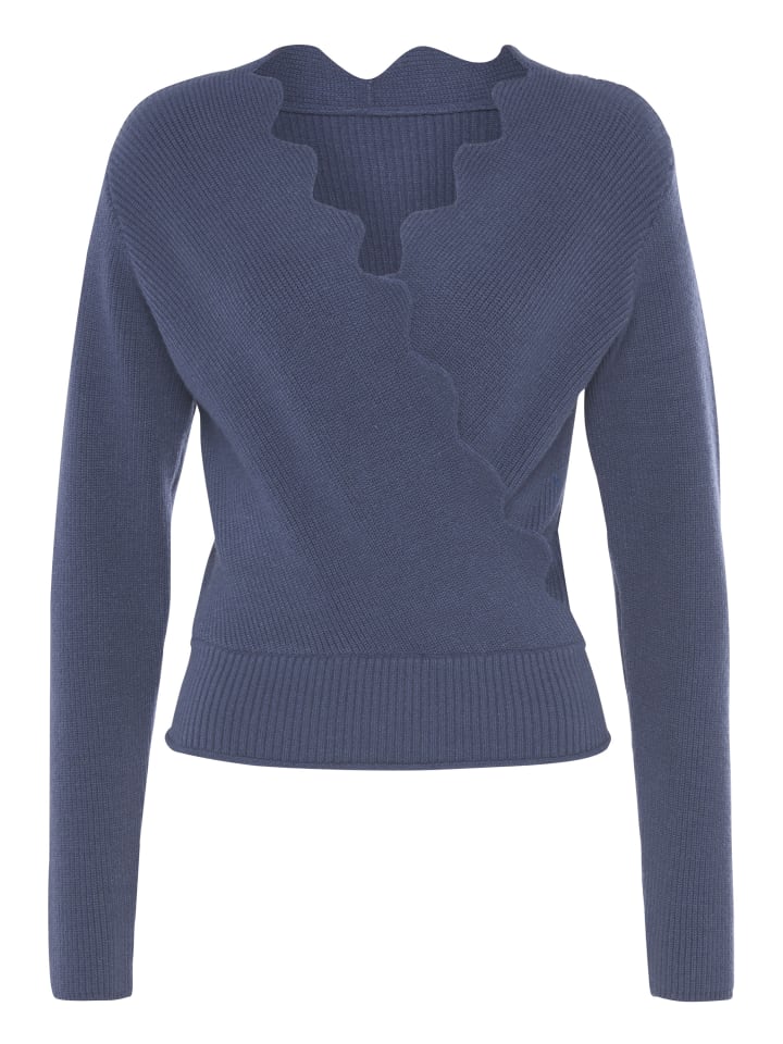 LASCANA Strickpullover in marine günstig kaufen