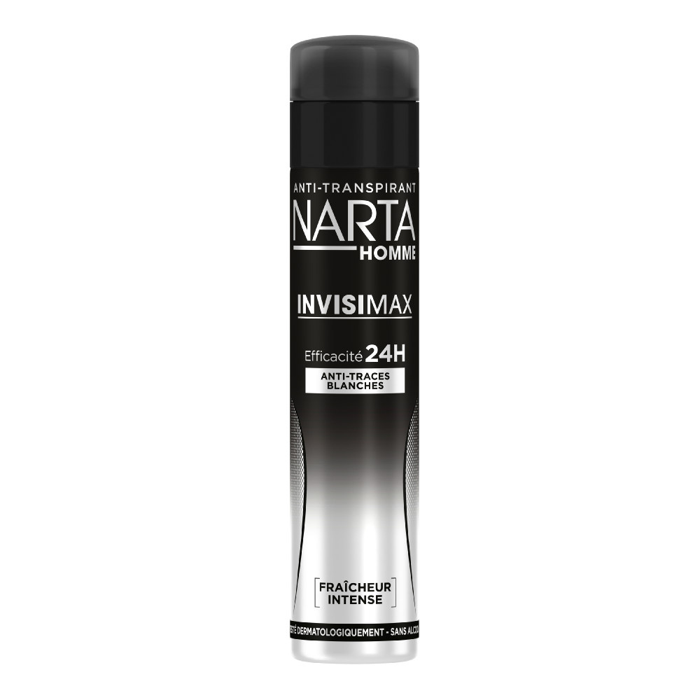 NARTA Narta Homme Invisimax Déodorant Spray Efficacité 24h Anti-traces blanches