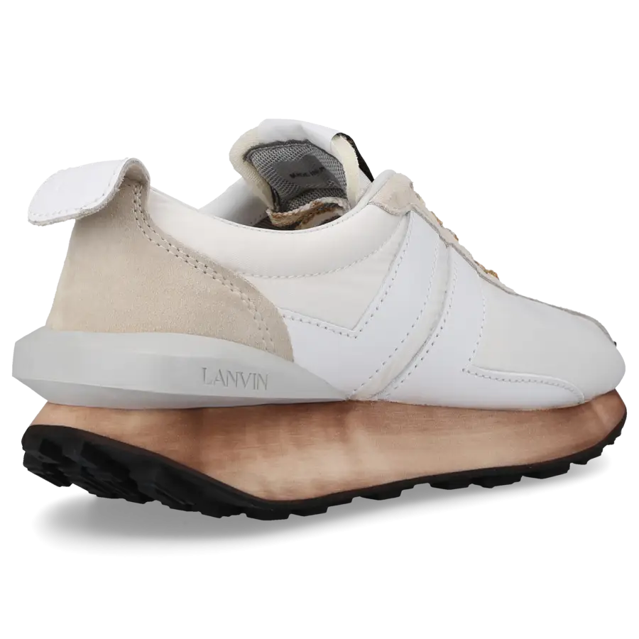 Lanvin - Sneaker low NYLON RUNNING Nylon - weiß
