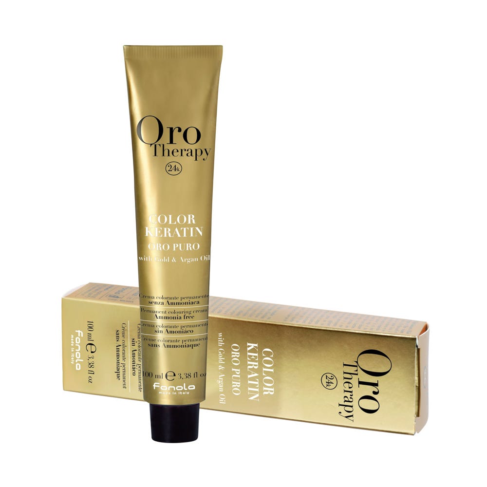 Fanola Oro Puro Keratin Color 4.14 100 ml