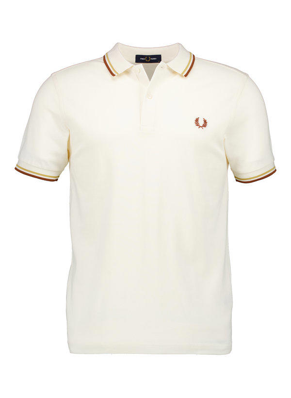 Fred Perry, Polo-Shirt, Baumwoll-Piqué, ecru