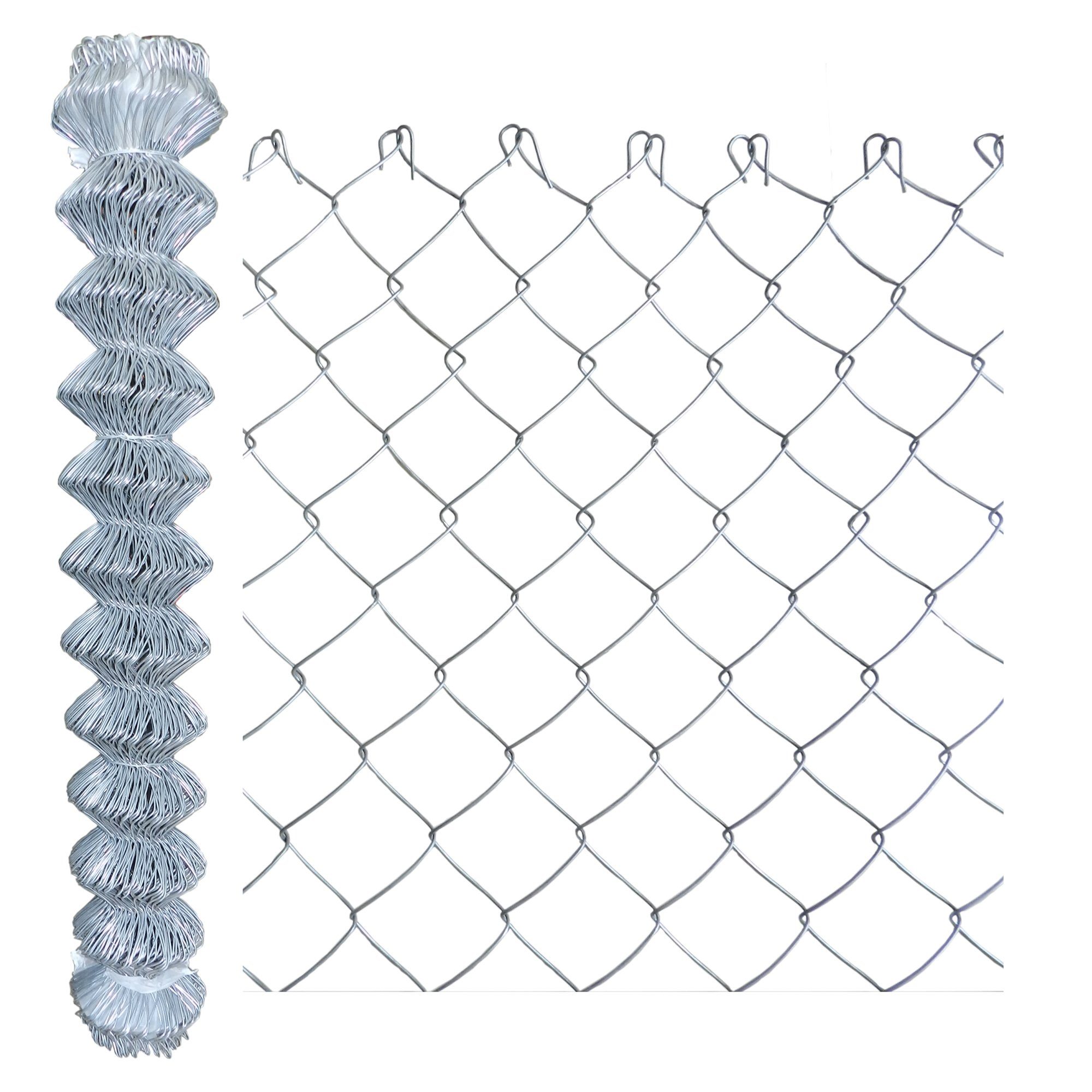 VaGo-Tools Maschendrahtzaun Maschendrahtzaun 60x60mm - Höhe 1,5m, Länge 25m, (Stück)