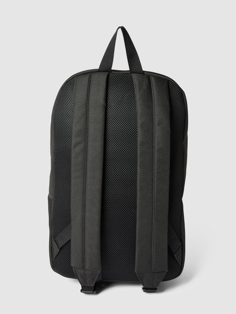 Rucksack mit Label-Patch in schwarz