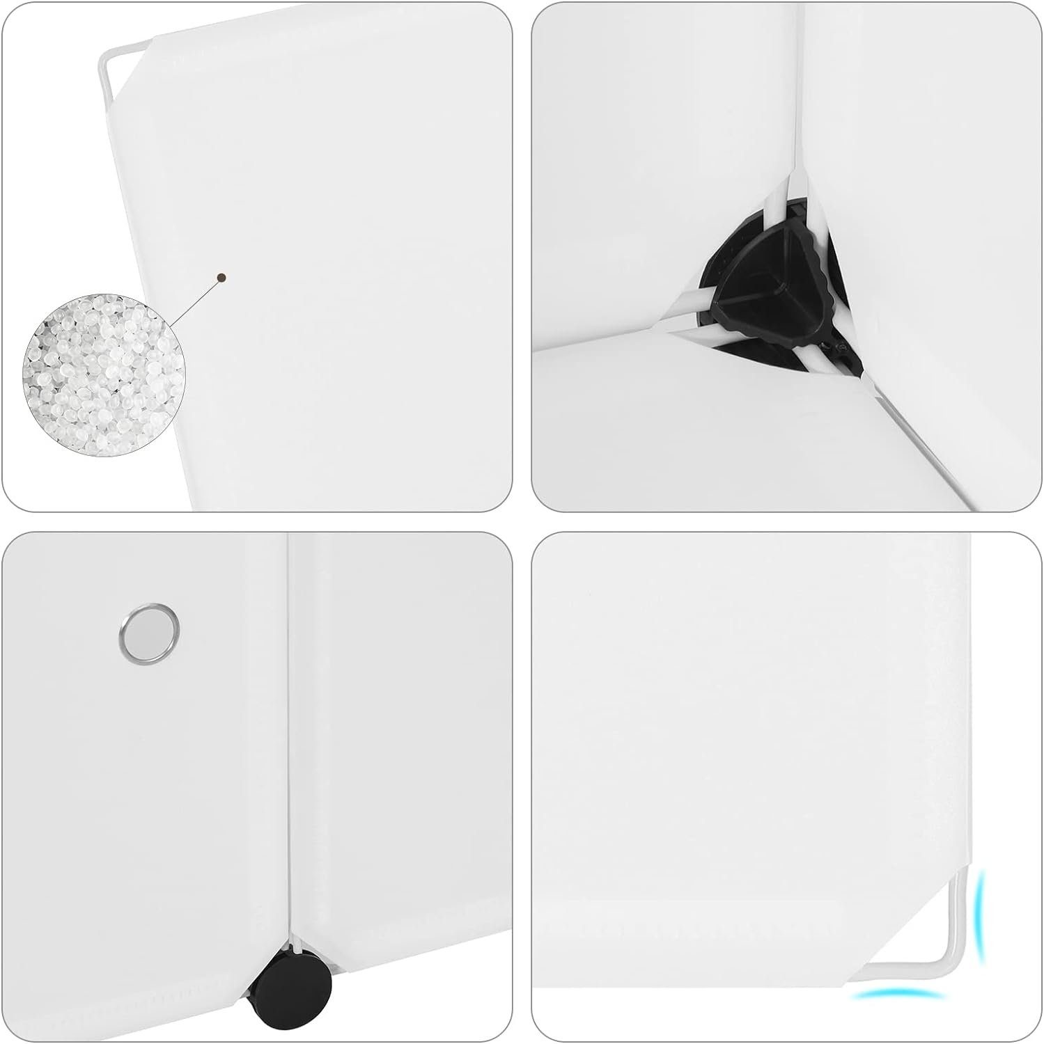 Woltu Steckregal, Set 11-tlg., Garderobenschrank DIY 11 Fächer, Kunststoff
