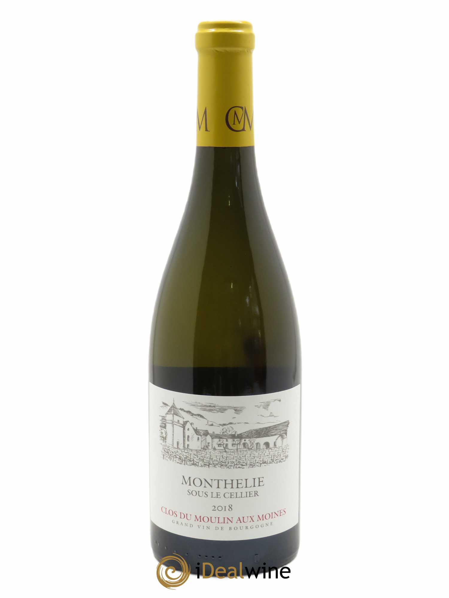 Monthélie Sous Le Cellier Clos du Moulin aux Moines  2018 - Lot de 1 Bouteille