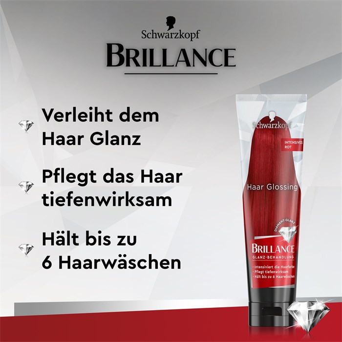 Haar Glossing Intensives Rot