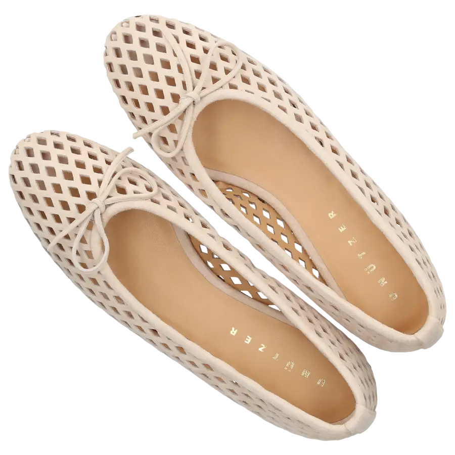 Unützer - Ballerinas 942100 Nubukleder - beige