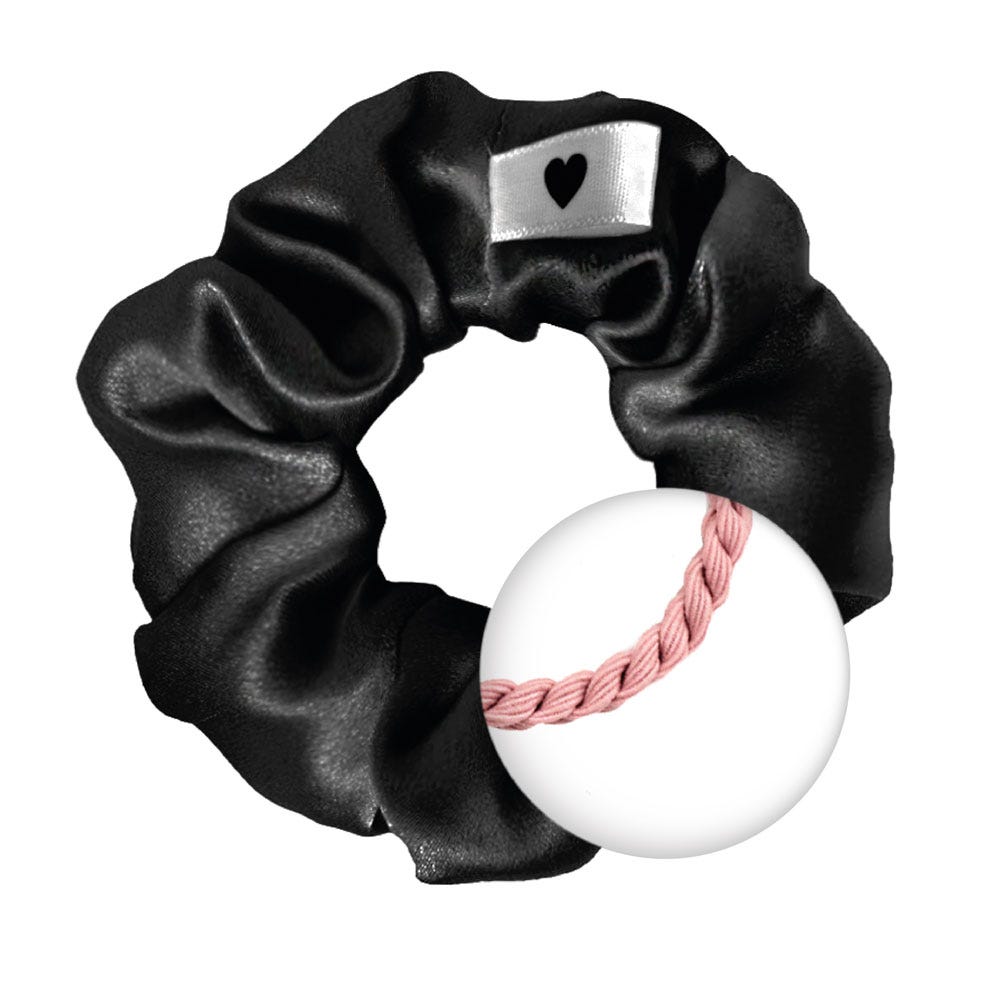 Bellody Original Seiden Scrunchie Classic Black