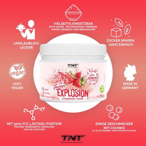 Flavour Explosion - Geschmackspulver mit Laktase aber ohne Zucker