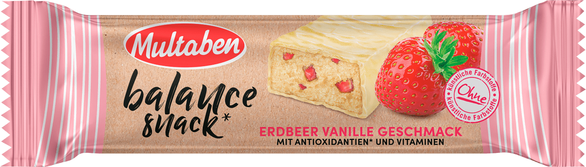 Energieriegel, Erdbeere-Vanille, 38 g