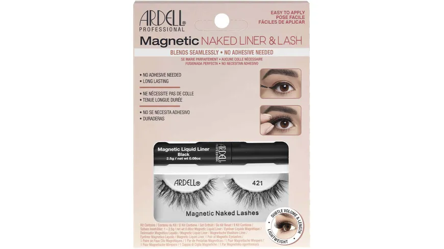ARDELL Magnetic Naked Liner & Naked Lashes 421