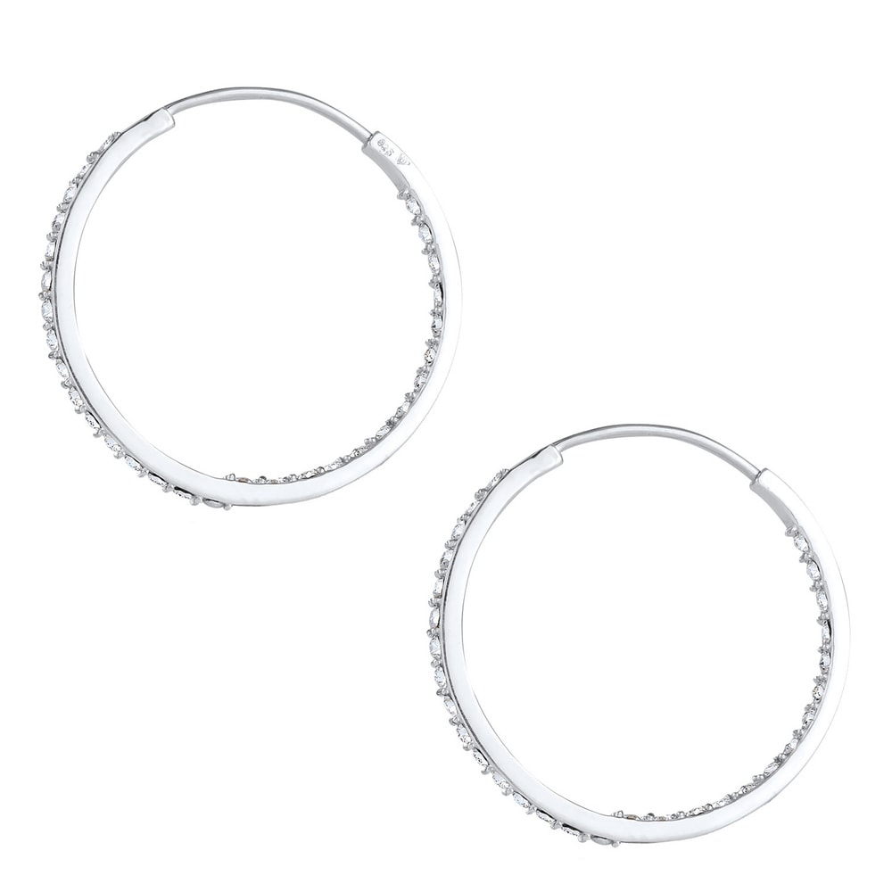 Elli Elli by Julie & Grace Boucles d'Oreilles Creole Boucles d'oreilles Femme - (925/1 Boucles d'oreilles
