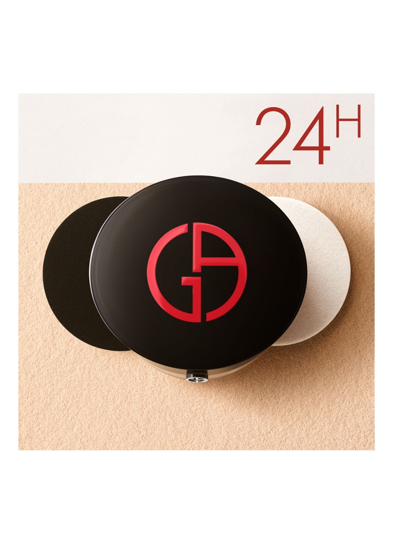 Giorgio Armani Beauty Power Fabric+ Puder za dugotrajno fiksiranje - kompaktni puder
