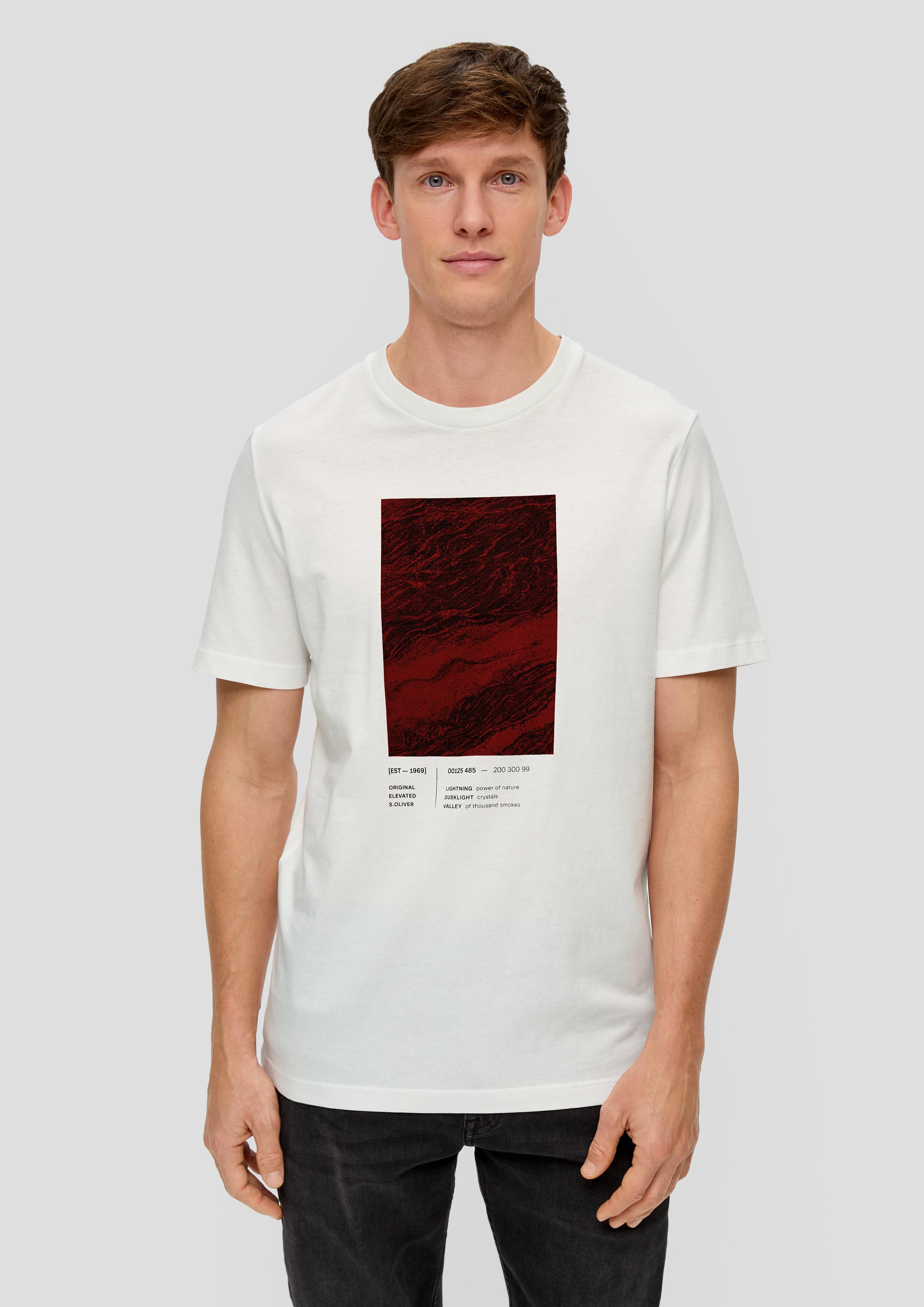 Baumwollshirt mit Frontprint  2138665-01D1