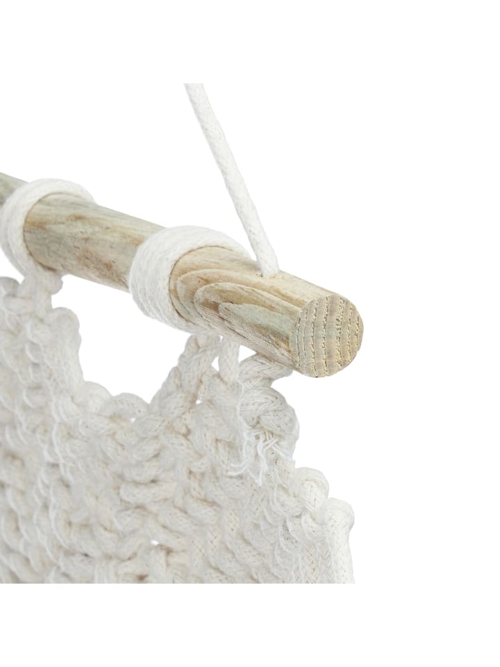 relaxdays Makramee Wandbehang in Creme - (B)60,5 x (H)65 cm günstig kaufen onesize
