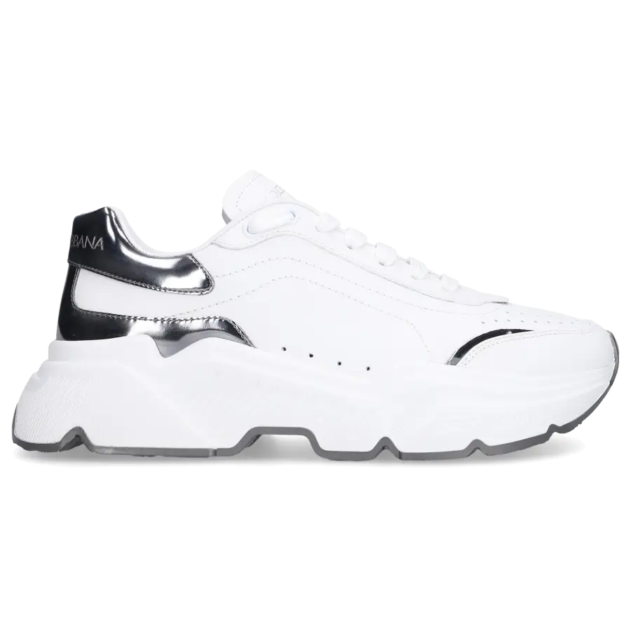 Dolce & Gabbana - Sneaker low DAYMASTER Kalbsleder - grau