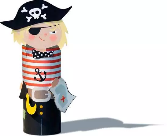 Piraten - Bastelset für Kinder ab 6 Jahren