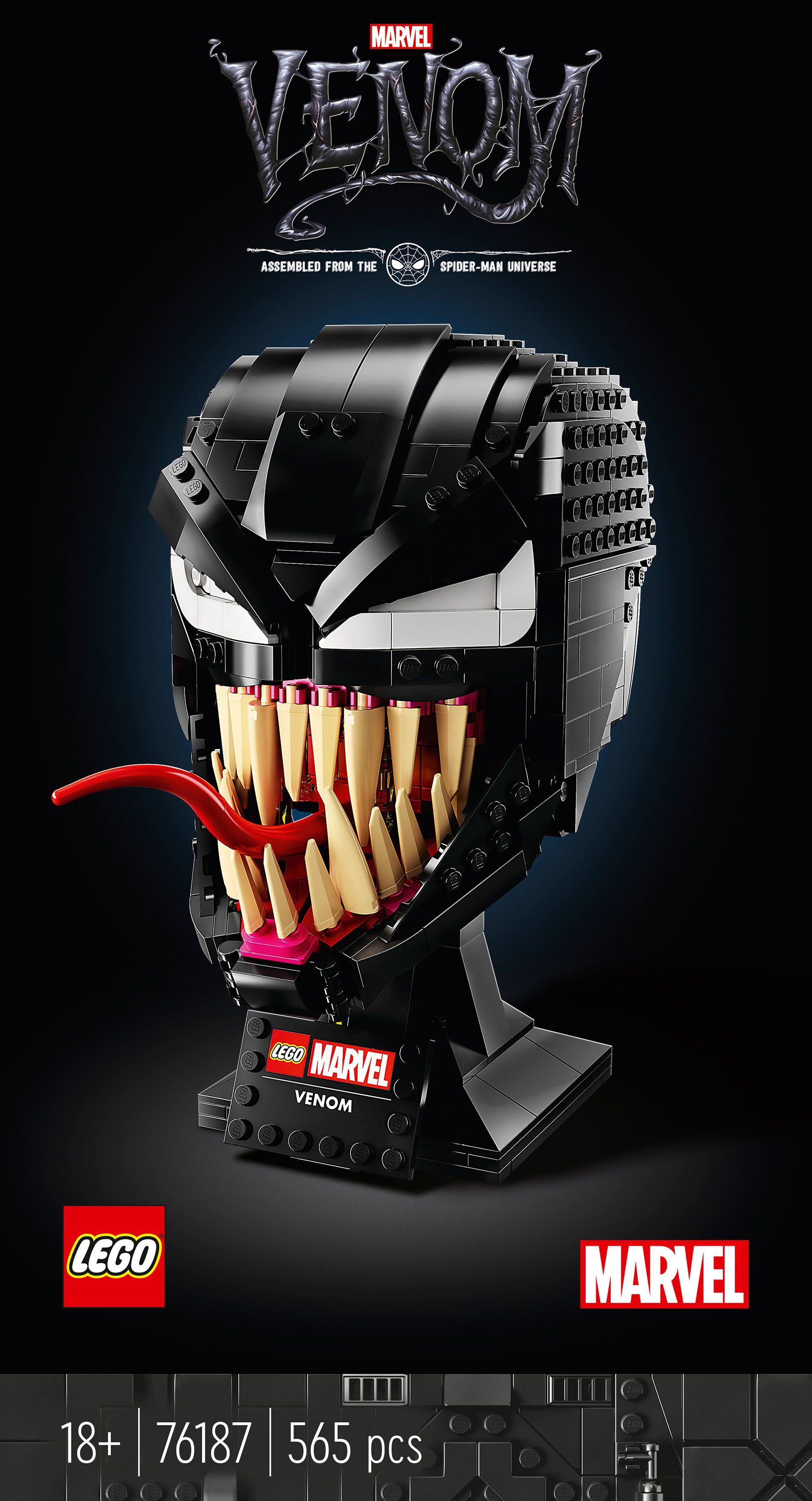 LEGO® Konstruktionsspielsteine Venom (76187), LEGO® Marvel Super Heroes; Spider-Man, (565 St), Made in Europe